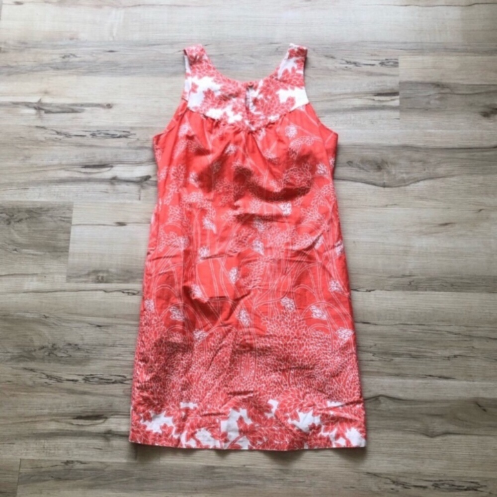 Tori Richard Pink Sleeveless Scoop Neck Sundress